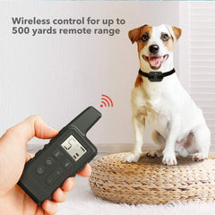 Dog trainer barking stop 500m remote control