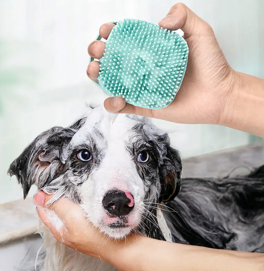 Portable Pet Grooming Shower Brush