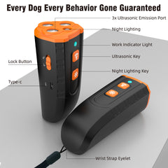 Ultrasonic Dog Trainer Portable Barking Stopper