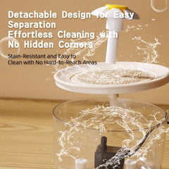 1200ml Pets Water Fountain Auto Filter USB
