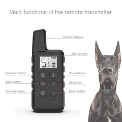 Dog trainer barking stop 500m remote control