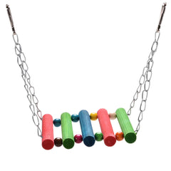 Birds Toy Pet Bird Parrot Parakeet Budgie Cockatiel Cage Bird Toys HangingToy Brinquedo Hammock Swing Toy 1pcs