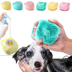 Portable Pet Grooming Shower Brush
