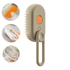 Cat Grooming Steamer Cleaning Brush