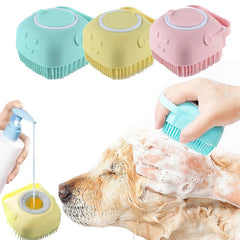 Portable Pet Grooming Shower Brush