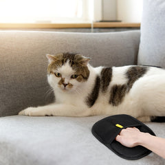 Static Pet Hair Removal Gloves - 3-in-1 Grooming