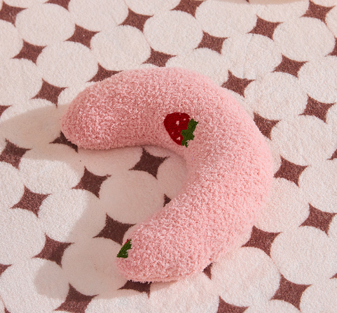 Plush Cat U-Shaped Sleeping Pillow