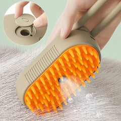 Cat Grooming Steamer Cleaning Brush