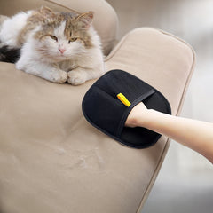 Static Pet Hair Removal Gloves - 3-in-1 Grooming