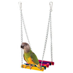 Birds Toy Pet Bird Parrot Parakeet Budgie Cockatiel Cage Bird Toys HangingToy Brinquedo Hammock Swing Toy 1pcs